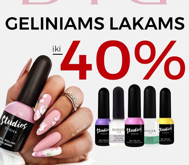 Lakams iki -40%