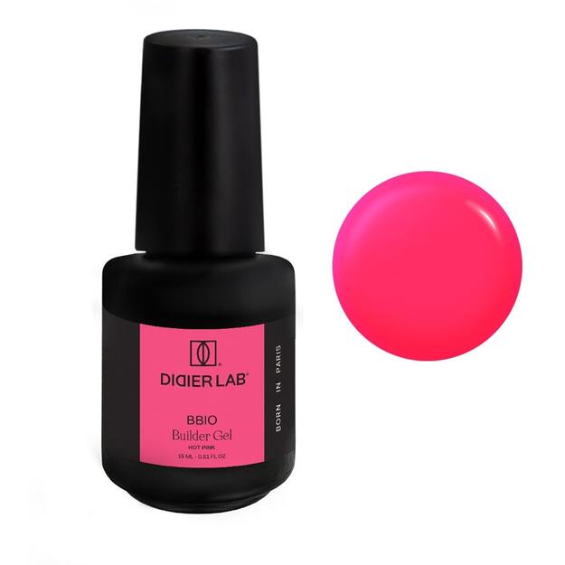 BBIO Builder Gel, Hot Pink, Didier Lab, 15ml