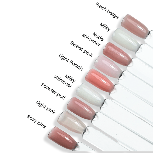 Jelly Gelly hard base, Rosy Pink, 12 ml 1