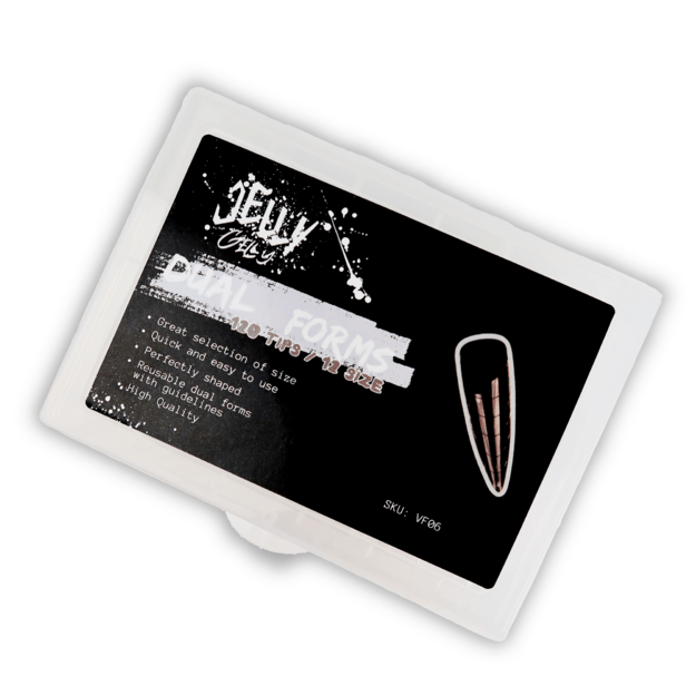 Jelly Gelly dual forms, , 120 tips, 12 sizes 
