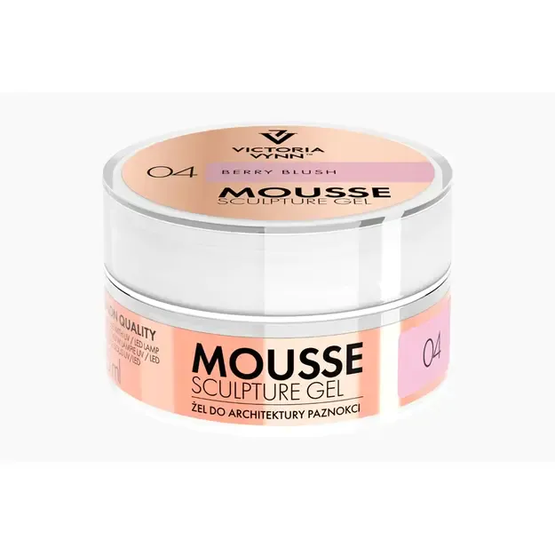 Tiksotropinis gelis Victoria Vynn Mousse 04 Berry Blush, 15 ml