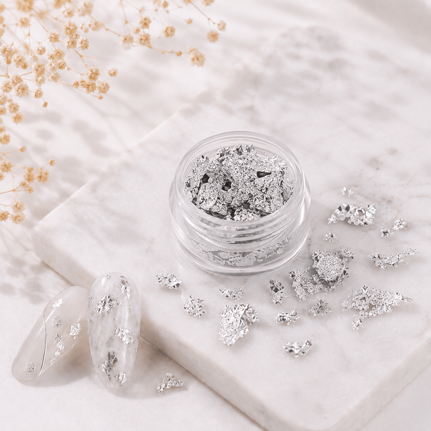 Trapi folija nagų dizainams, Silver, 1 g