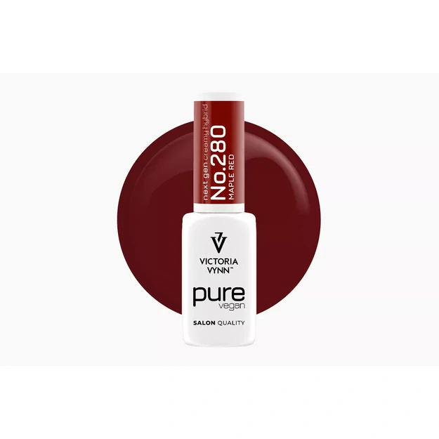 Gelinis lakas Victoria Vynn Pure 280 Maple Red 8 ml