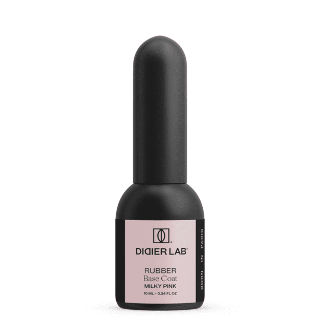 Kaučiukinė maskuojanti bazė Didier Lab Rubber Base Coat, Milky Pink, 10 ml