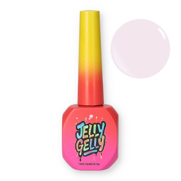 Jelly Gelly top coat, Milky Pink, 12 ml