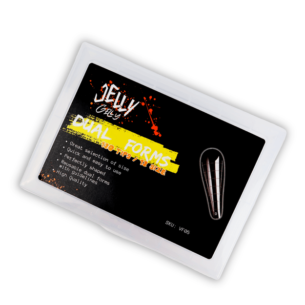 Jelly Gelly dual forms, 120 tips, 12 sizes