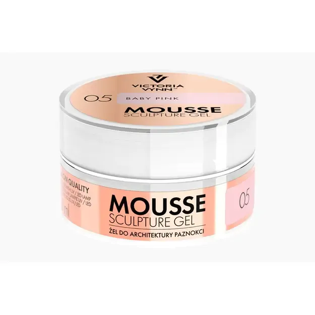 Tiksotropinis gelis Victoria Vynn Mousse 05 Baby Pink, 15 ml