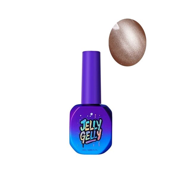 Gelinis lakas Jelly Gelly Latte Silk Cat Eye 12 ml