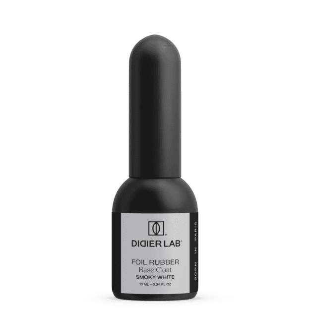 Kaučiukinė bazė su folija Didier Lab Rubber Base Foil, Smoky White, 10 ml