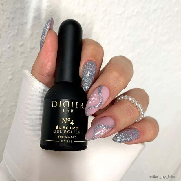Gelinis lakas Didier Lab Electro No4 8ml 1