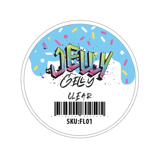 Jelly Gelly self levelling gel, Fluffy Clear, 40 ml