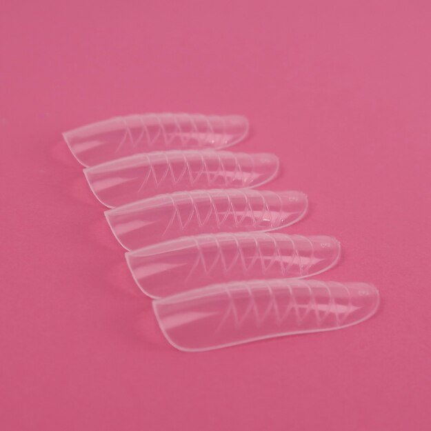 Jelly Gelly dual forms, L straight curve, 120 tips, 12 sizes 1
