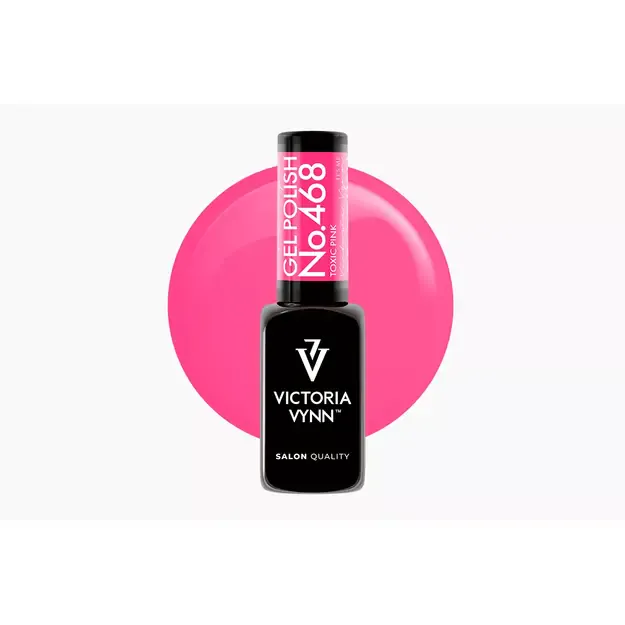 Gelinis lakas Victoria Vynn 468 Toxic P!nk 8 ml