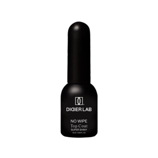 Didier Lab Super Shiny (be HEMA ir TPO) top coat no wipe 10ml