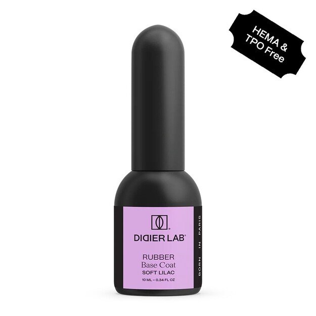 Didier Lab Maskuojanti kaučiukinė bazė Rubber base, Soft lilac, 10ml.