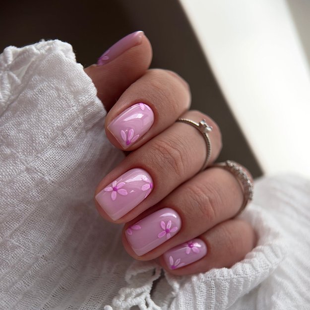 Kaučiukinė maskuojanti bazė Didier Lab Rubber Base Coat, Soft Lilac, 10 ml
