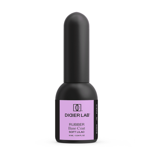 Kaučiukinė maskuojanti bazė Didier Lab Rubber Base Coat, Soft Lilac, 10 ml