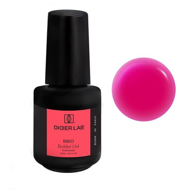 BBIO Builder Gel, Rose Glass, Didier Lab, 15ml