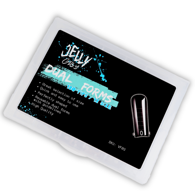 Jelly Gelly dual forms 120 tips, 12 sizes