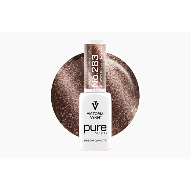 Gelinis lakas Victoria Vynn Pure 283 Cat Eye Brown Spell 8 ml