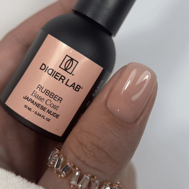 Kaučiukinė maskuojanti bazė Didier Lab Rubber Base Coat, Japanese Nude, 10 ml