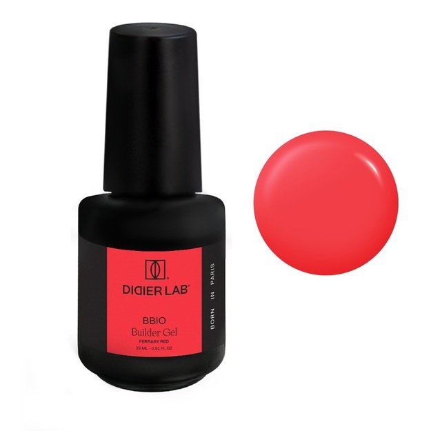 Builder Gel BBIO, Ferrary Red, Didier Lab, 15ml