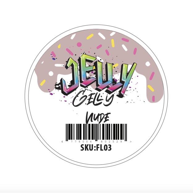 Jelly Gelly self levelling gel, Fluffy Nude, 40 ml