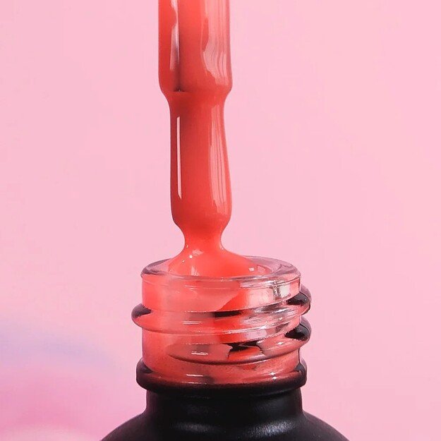 Didier Lab Maskuojanti kaučiukinė bazė Rubber base, Magic coral, 10ml.