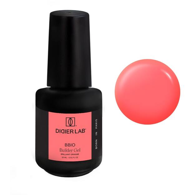 BBIO Builder Gel, Brillant Orange, Didier Lab, 15ml