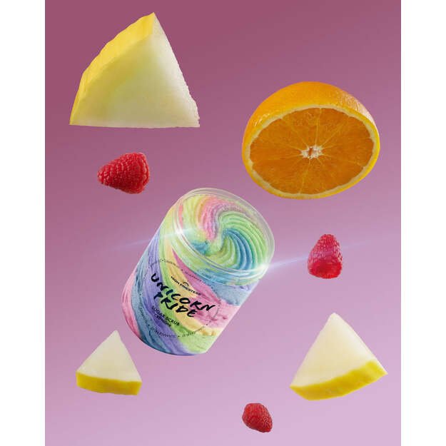 HIGH PRIESTESS kūno šveitiklis su CBD "Unicorn Pride" 300 ml 1