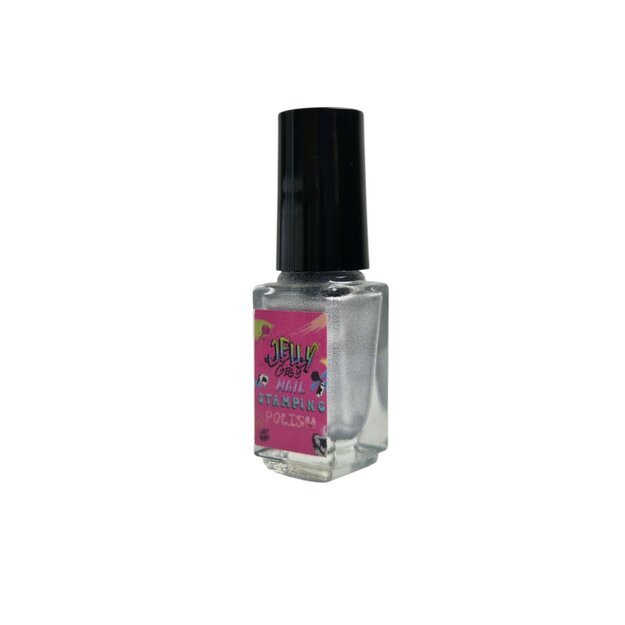 Jelly Gelly štampavimo dažai SP04 (sidabrinė spalva), 5 ml