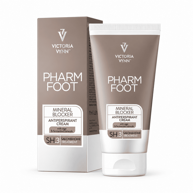 Antiperspirantas kremas pėdoms Pharmfoot Mineral Blocker, 75ml