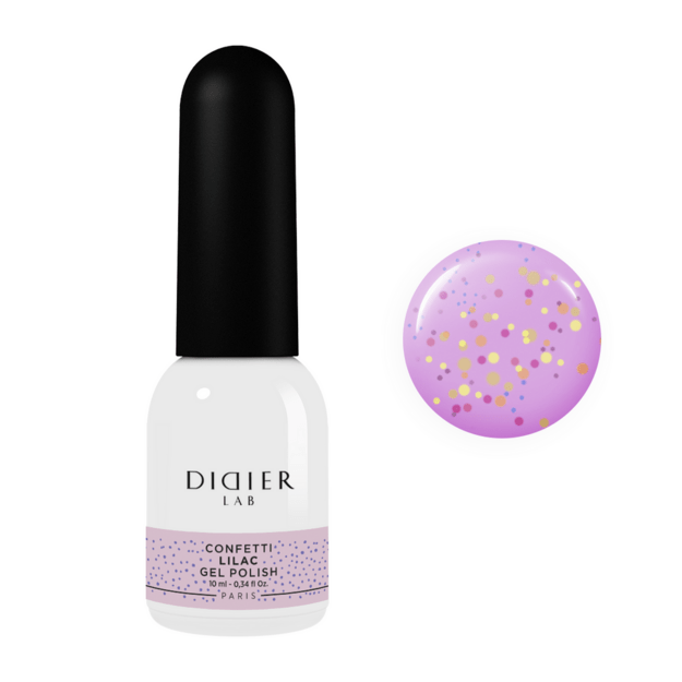Didier Lab gelinis lakas Confetti "Lilac" 10ml