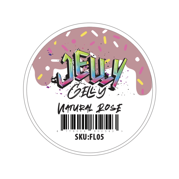Jelly Gelly self levelling gel, Fluffy Natural Rose, 40 ml