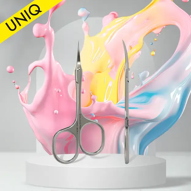 Profesionalios manikiūro žirklutės STALEKS UNIQ 20 TYPE 4 (Asimetrinės)