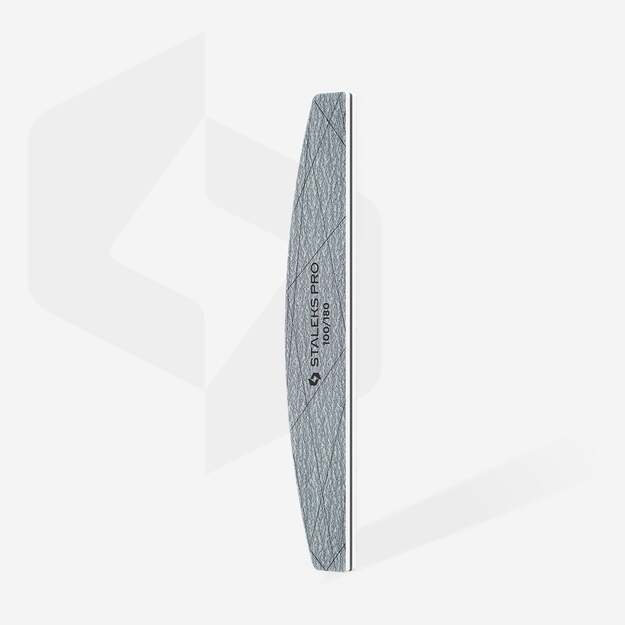 Vienkartinė mineralinė nagų dildė STALEKS SMART 100/180 gr., pusmėnulio formos (25vnt.) 1