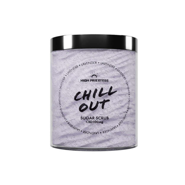 HIGH PRIESTESS kūno šveitiklis su CBD "Chill Out" 300 ml