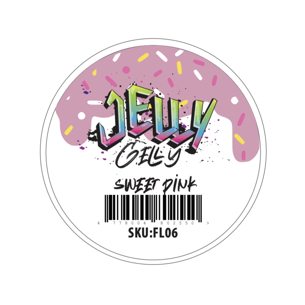 Jelly Gelly self levelling gel, Fluffy Sweet Pink, 40 ml