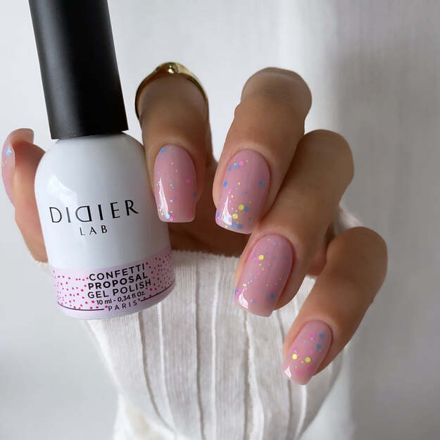 Didier Lab gelinis lakas Confetti "Proposal" 10ml 1