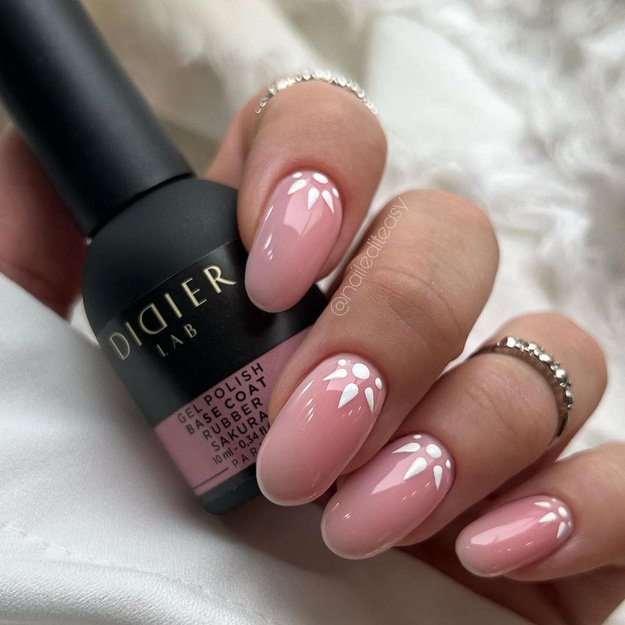 Kaučiukinė maskuojanti bazė Didier Lab Rubber Base Coat, Sakura, 10 ml