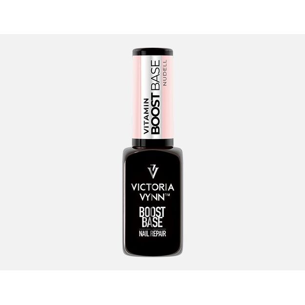 VICTORIA VYNN STIPRINANTI BAZĖ SU STIKLO PLUOŠTAIS BOOST BASE NUDELL 8ML