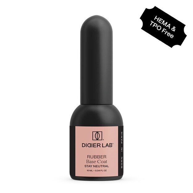 Didier Lab Maskuojanti kaučiukinė bazė Rubber base, Stay neutral, 10ml.