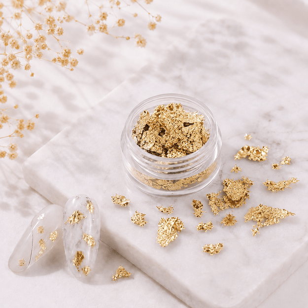 Trapi folija nagų dizainams, Gold, 1 g