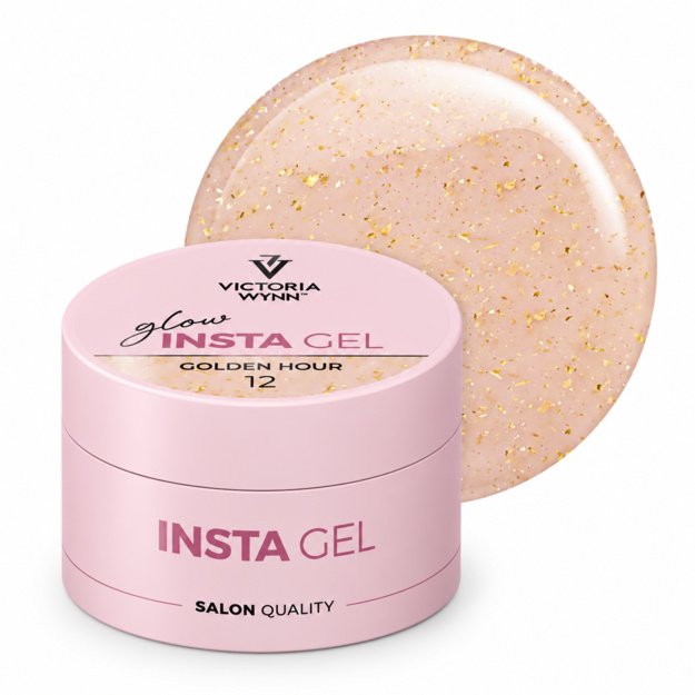 Savaime išsilyginantis gelis Victoria Vynn INSTA GEL 12 Golden Hour, 40 ml
