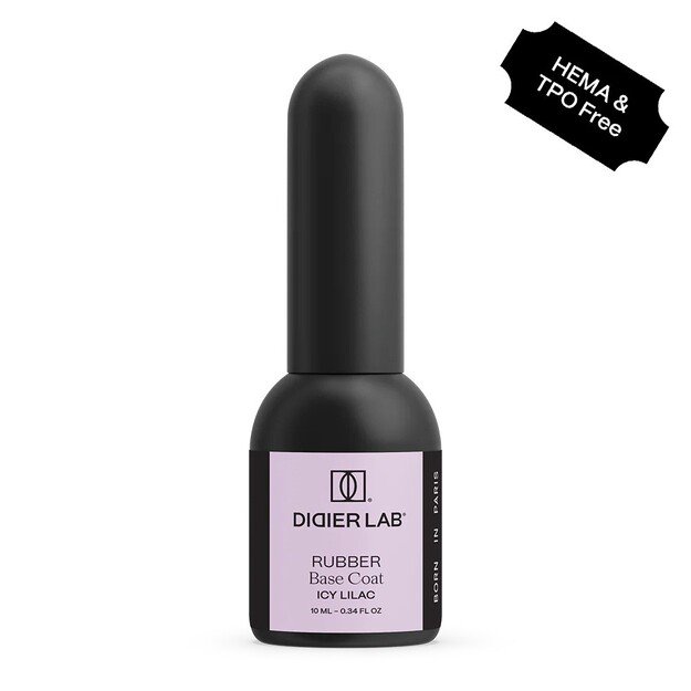 Didier Lab Maskuojanti kaučiukinė bazė Rubber base, Icy lilac, 10ml.