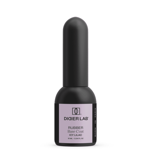 Kaučiukinė maskuojanti bazė Didier Lab Rubber Base Coat, Icy Lilac, 10 ml