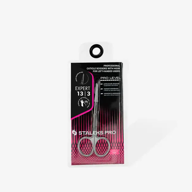 Profesionalios manikiūro žirkluttės kairiarankiams STALEKS EXPERT 13 TYPE 3 4