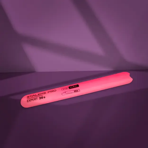 Plastikinis nagų dildės pagrindas STALEKS EXPERT 20s (130 mm)