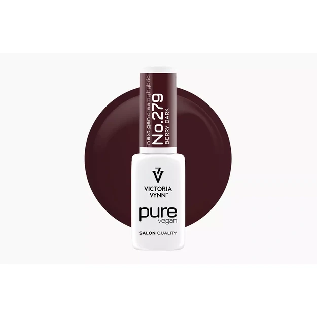 Gelinis lakas Victoria Vynn Pure 279 Berry Dark 8 ml