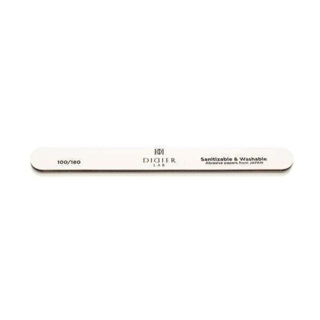 Didier Lab NAGŲ DILDĖ Pilka, tiesi, 100/180 grit.